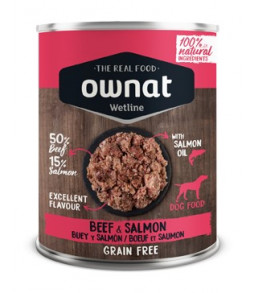 OWNAT CONSERVE BOEUF SAUMON 395G