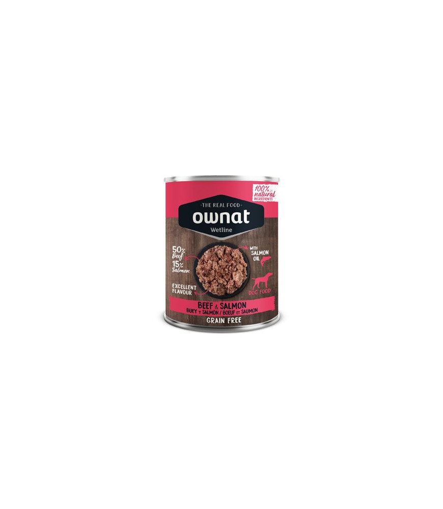 OWNAT CONSERVE BOEUF SAUMON 395G