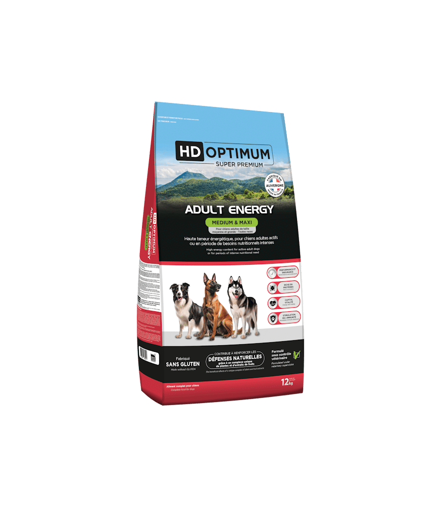 HD OPTIMUM MEDIUM & MAXI - ADULT ENERGY 12 kg